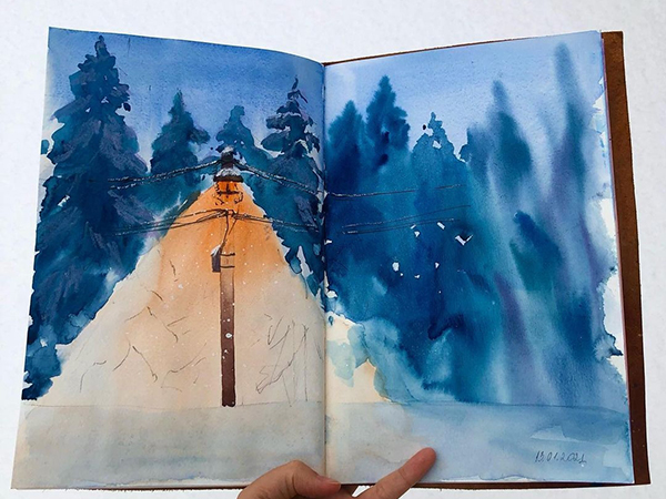 Types of water color books