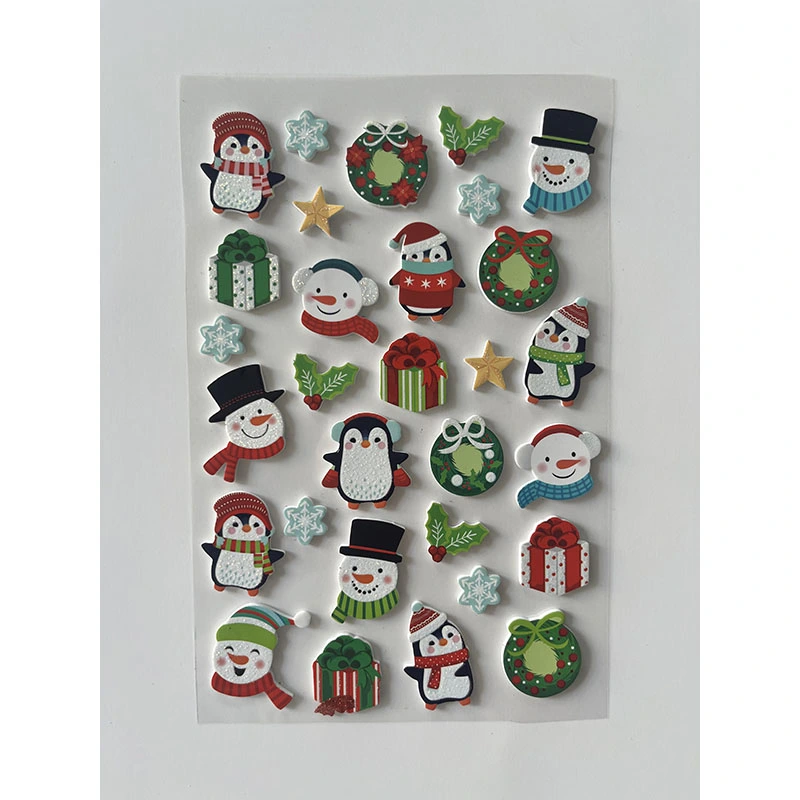 Glitter Puffy Sticker